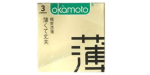 Okamoto SuperThin 3's Pack Latex Condom