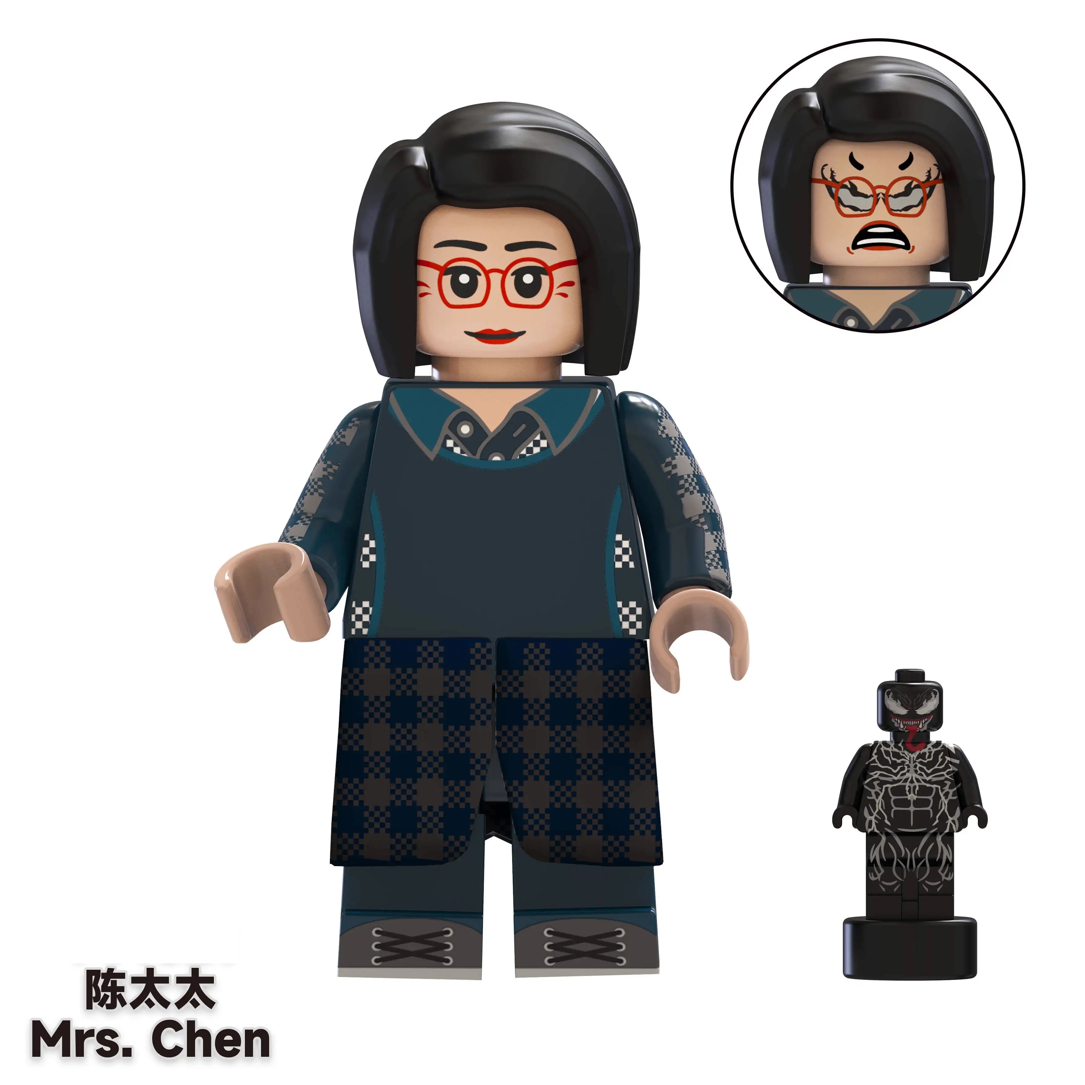 Mrs Chen Deadpool Wolverine Marvel Super Heroes Custom Minifigs Minifigures Fit Lego TV1021