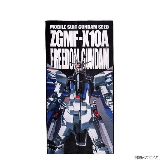 216129 Pbandai 預訂2024/10月 機動戦士ガンダムSEEDシリーズ グランプリ2024 MSイラスト モビルスーツバスタオル （縦）（全3種）