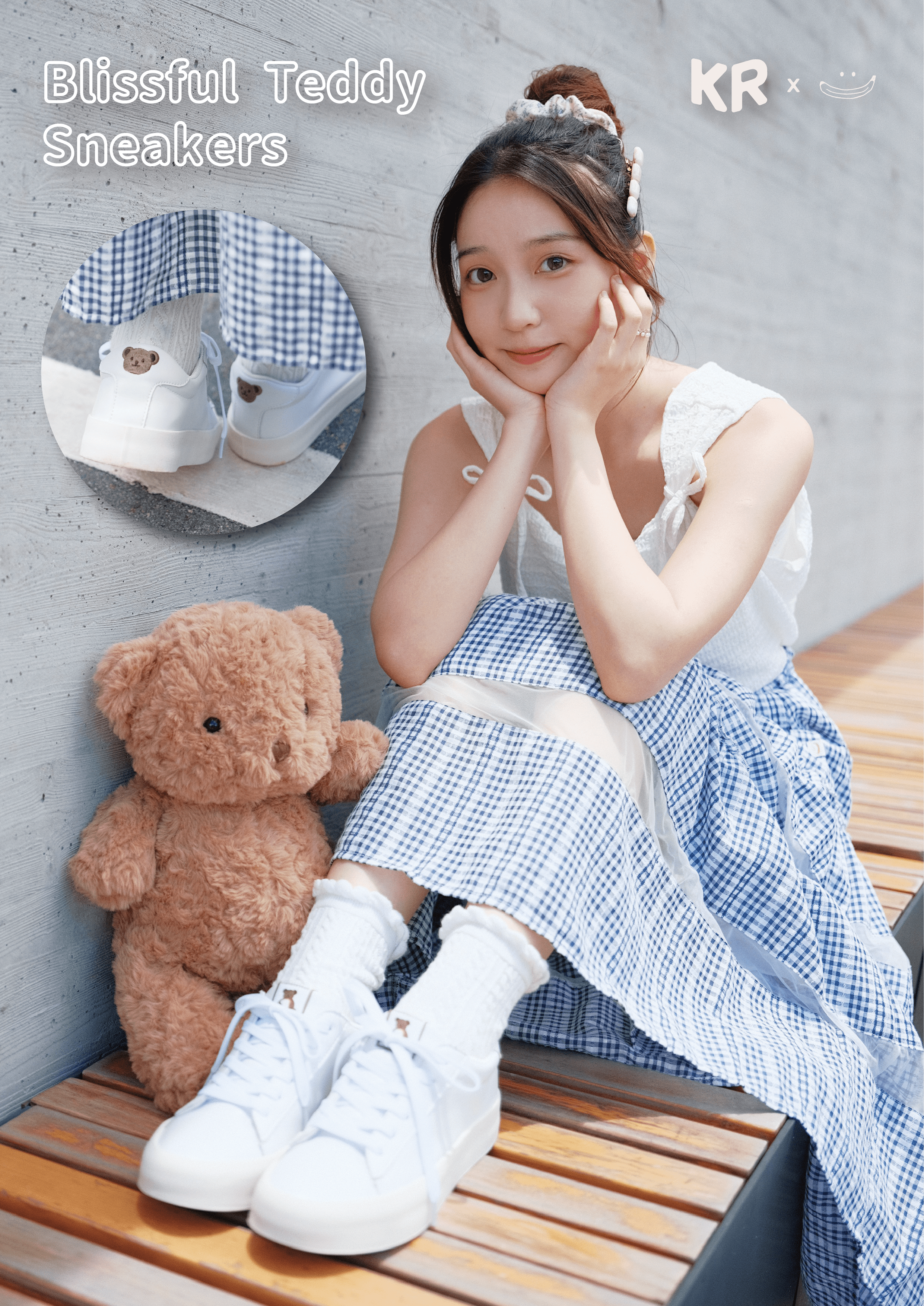 ✧ Banananaxx × The Korner ✧ Blissful Teddy Sneakers