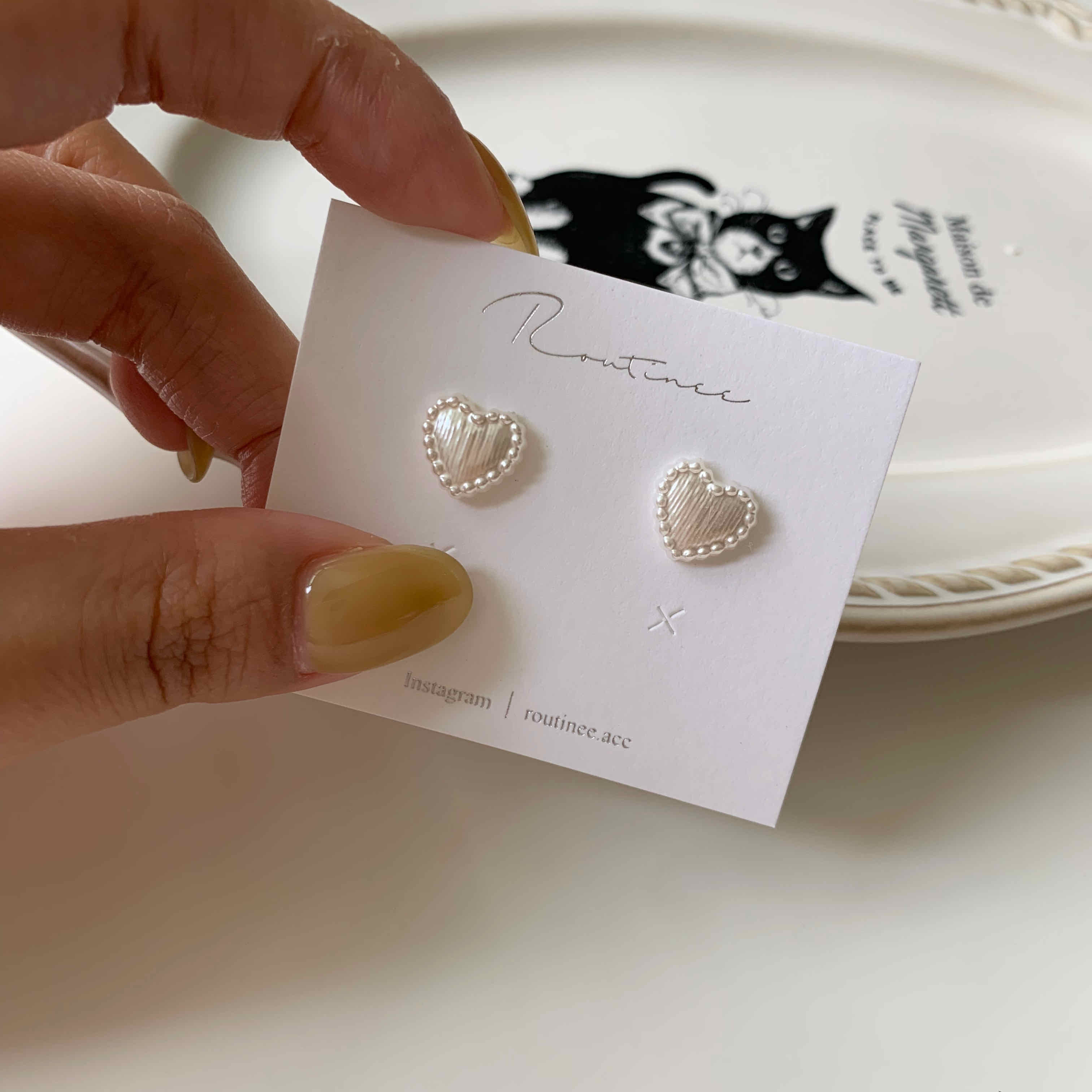 🇰🇷清爽推薦！925 silver 夏日甜心耳環