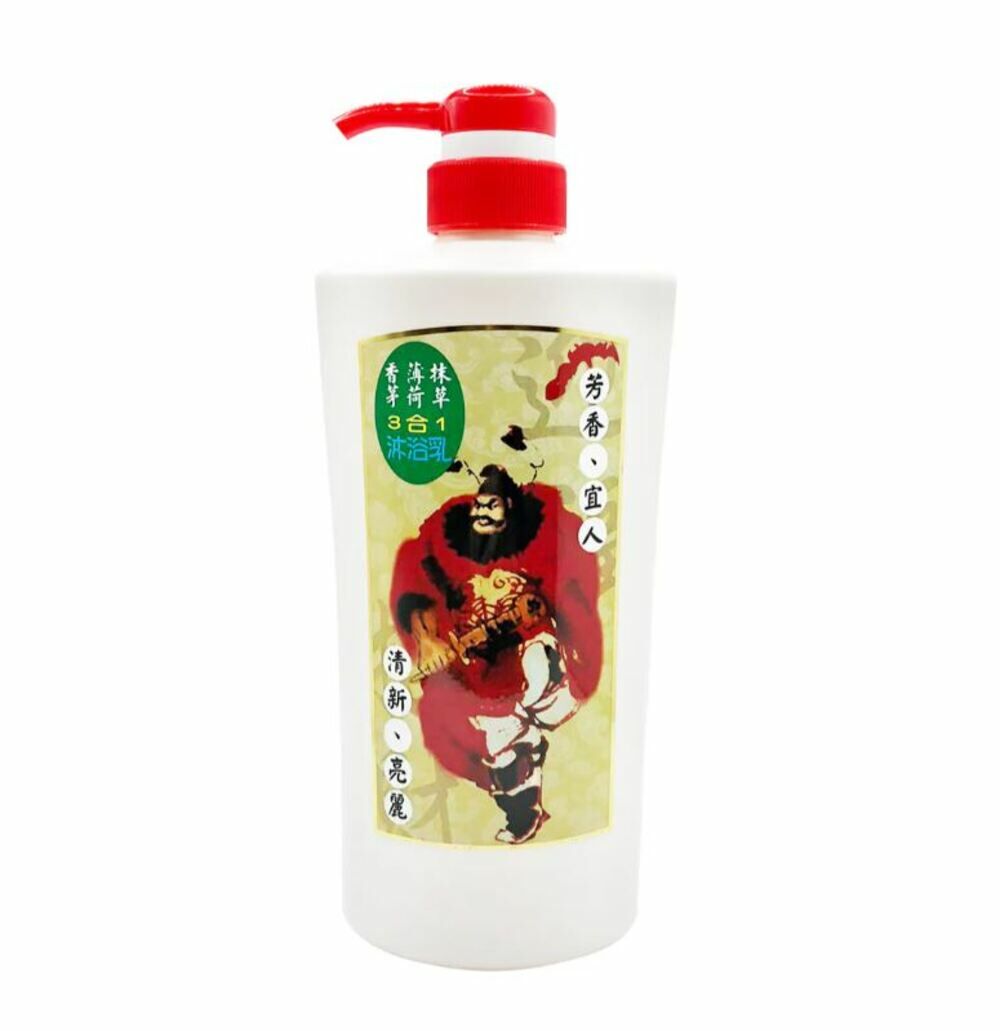 【安欣】鍾馗香茅精油3合1沐浴乳700ml/瓶