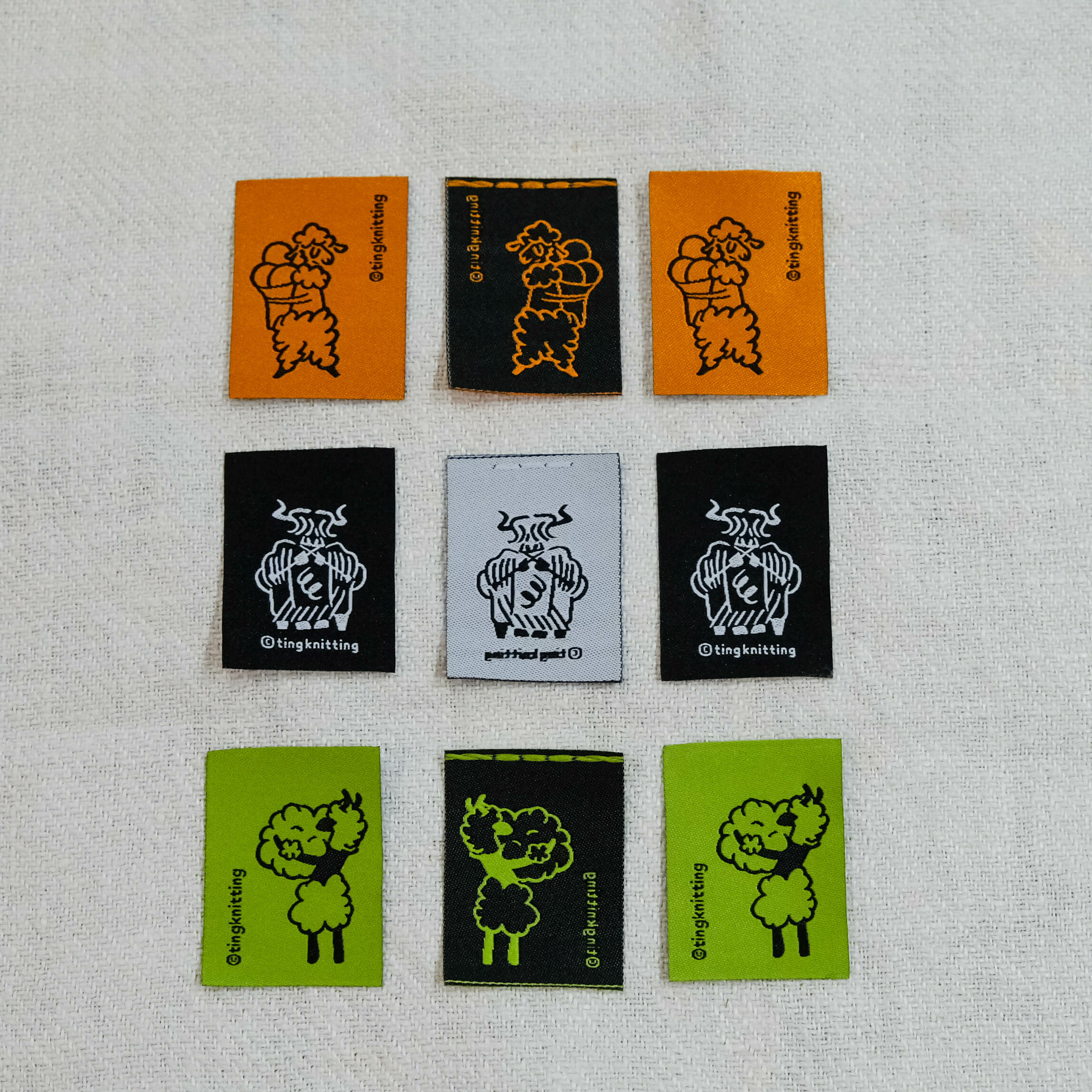 五週年紀念衣標 -織物學