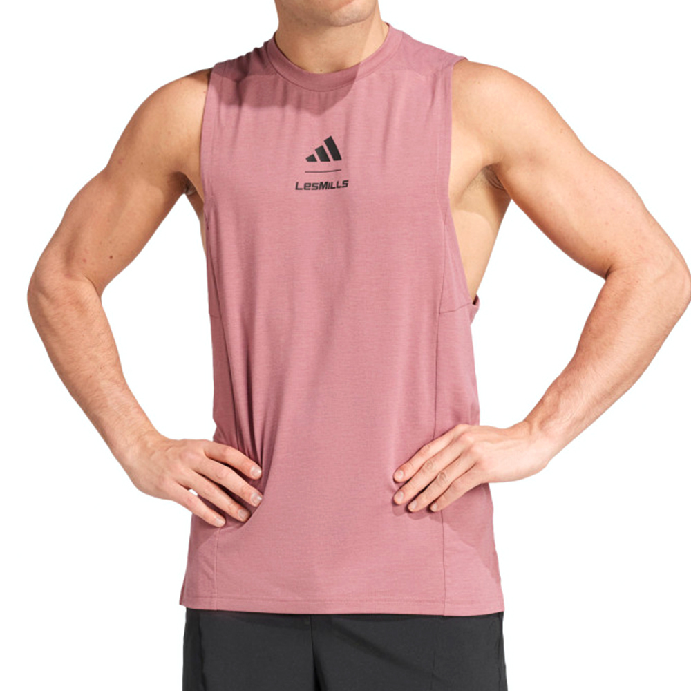 Adidas M LM G TK JJ3150 男款 粉色 圓領 運動 訓練 吸濕 排汗 透氣 背心 JJ3150