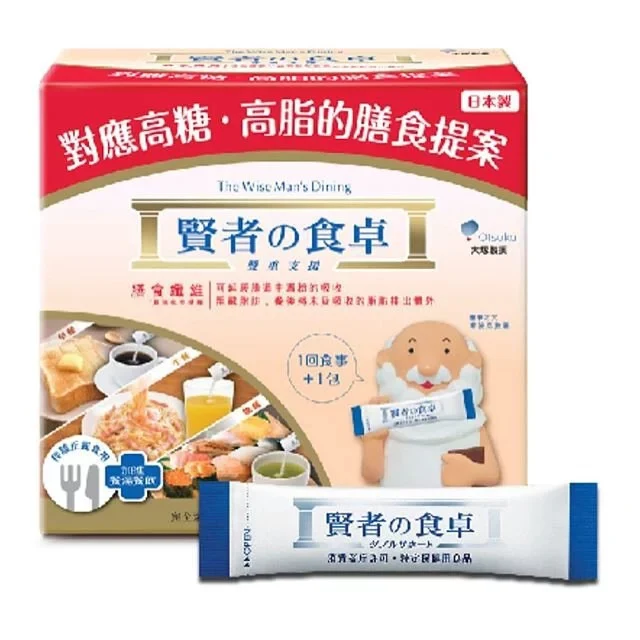 賢者之食卓 - 【原箱優惠(10盒)】賢者食卓膳食纖維 (阻澱粉 隔油份) 30包/盒 (平行進口)