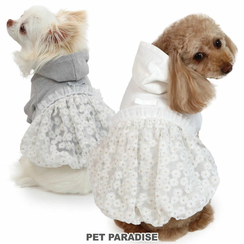 【Pet Paradise】Docking Hoodie - White <633-29077>