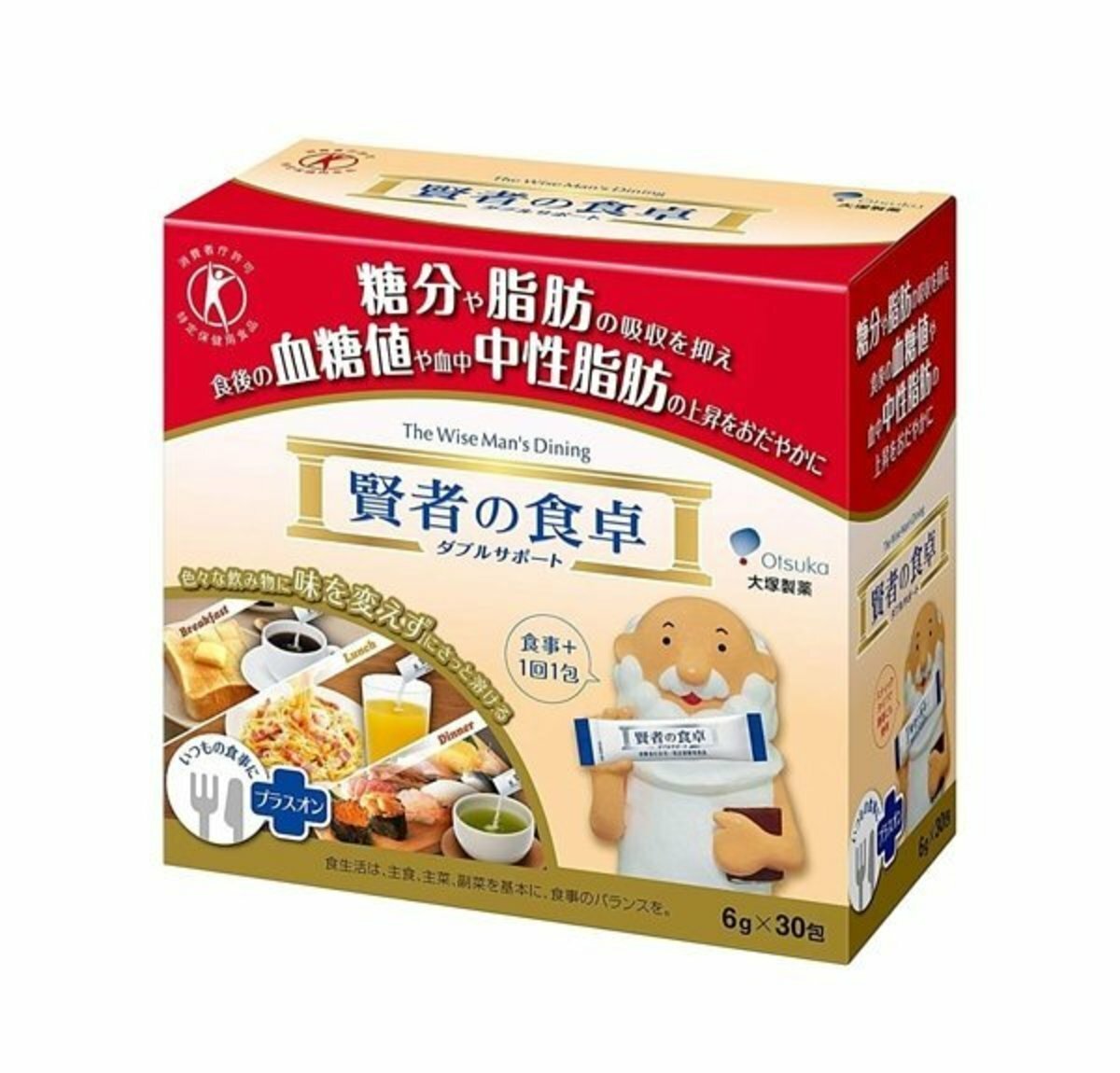 The Wise Man's Dinin賢者之食卓 - 膳食纖維 6g x 30包 (賢者卓食 阻澱粉 隔油份) 賢者の食卓