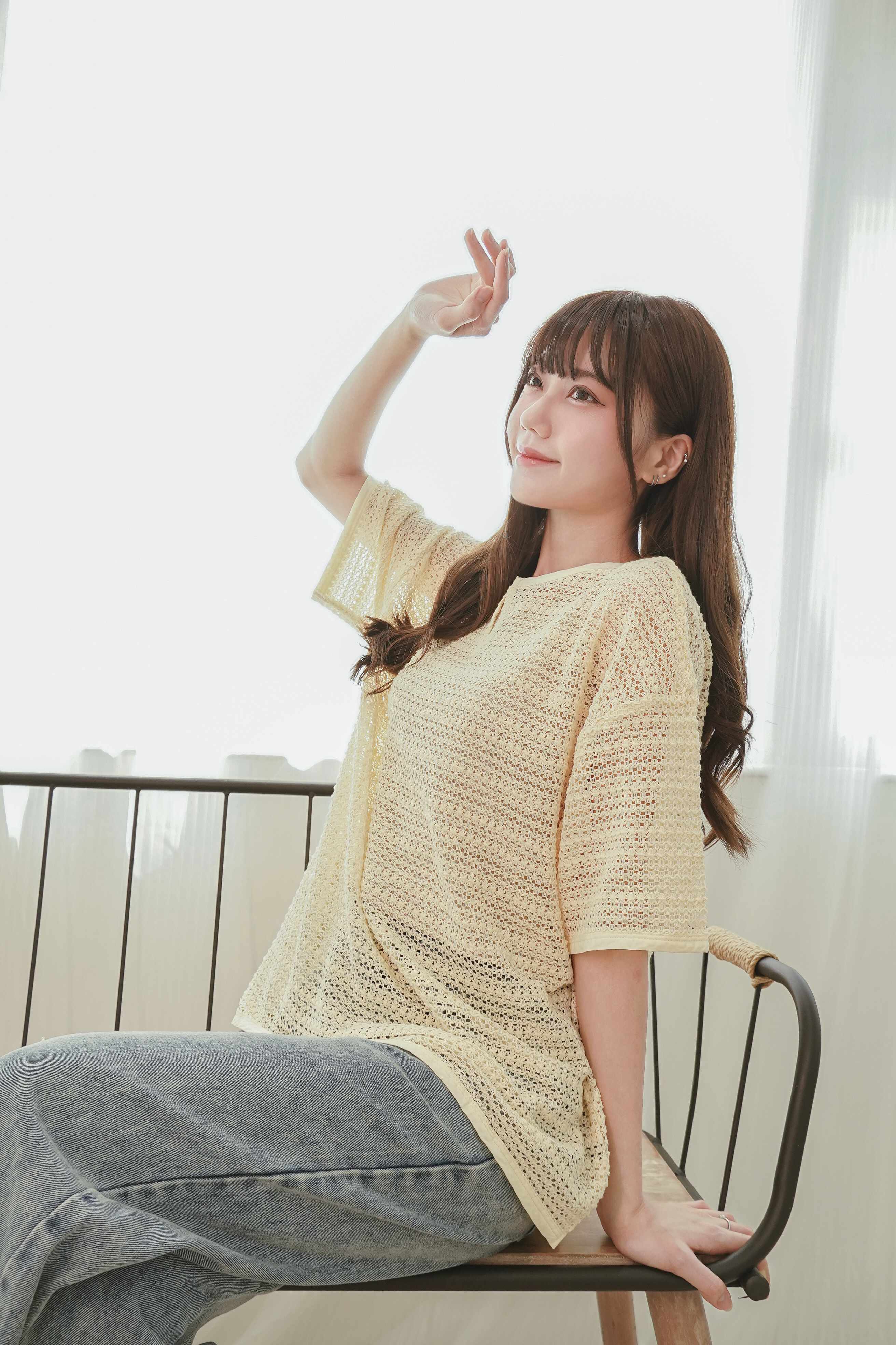 10171 | 2way 編織縷空上衣