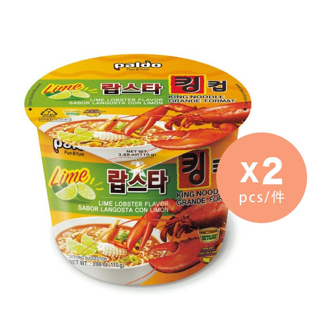 Paldo - 八道 | 青檸龍蝦湯大碗麵 |杯麵 X2