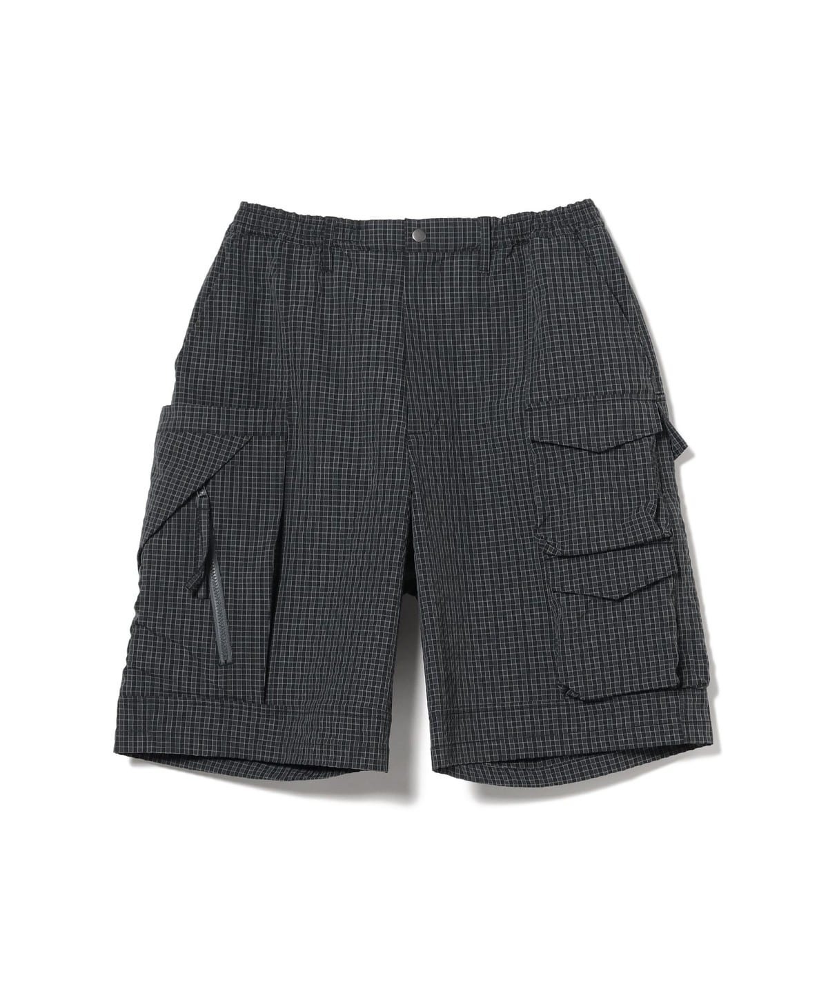 2024SS BEAMS NULL TOKYO / 別注 Out Side Shorts 格紋 泡泡砂 口袋 短褲 現貨
