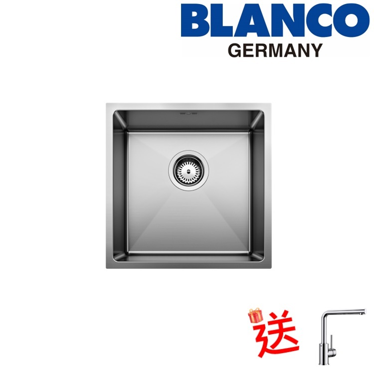 Blanco "Quatrus R15 400-U" 235641 Stainless Steel kitchen sink with 236268 Waste Kit