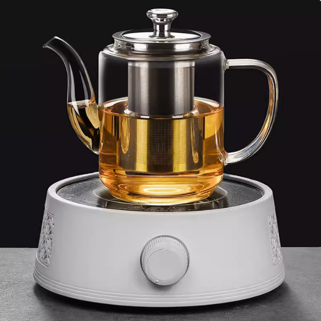 Hot style [2-piece set] household teapot (teapot + electric ceramic stove)