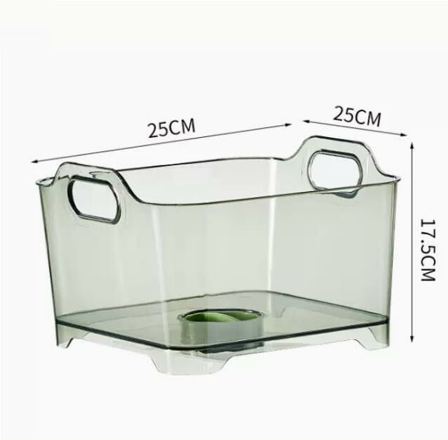Hot style (light luxury green - ordinary handle) drain basket, vegetable basket, storage basket, shelf, storage rack #