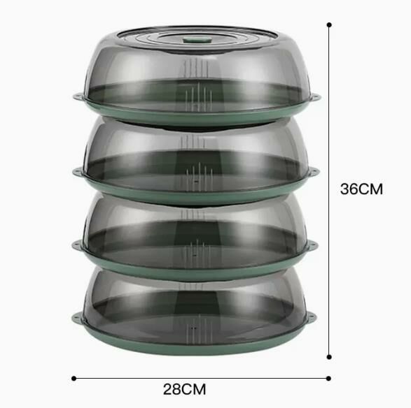 Popular style (four layers and four covers - green [insulation type]) insulated vegetable cover, vegetable box, dust cover #