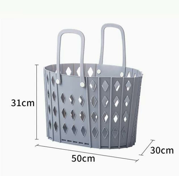 Hot style (high-end gray) foldable dirty clothes basket, storage basket, shelf, storage rack, laundry basket #