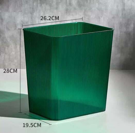 New style (square-lotus leaf green) trash can
