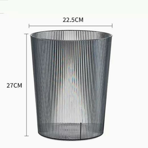 New (round-high-grade gray) trash can