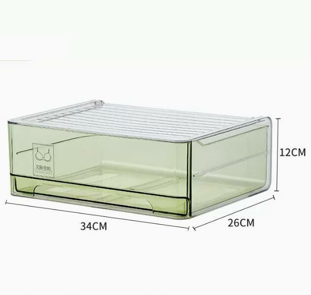 New style (olive green [no grid]) drawer storage box