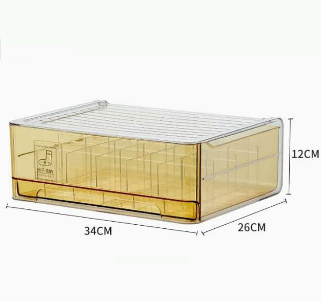 New style (amber orange [24 compartments]) drawer storage box