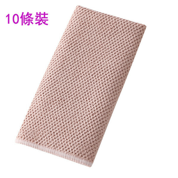 Hot Recommendation [10 Pack] Home Cleaning Cloth, Absorbent Microfiber Dish Cloth (Trimmed - Pink 30*30cm)