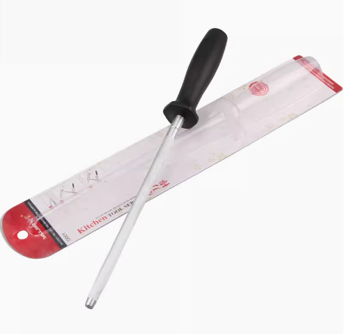 熱推高碳鋼磨刀棒（Q001）（規格：31.5*2.5CM）