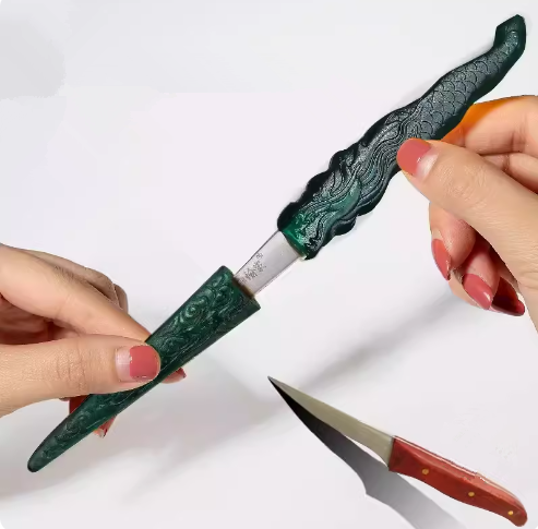 Hotly recommended Tenglong engraving knife (military green) (specification: 17*7.5CM)