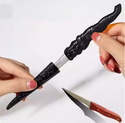 Hotly recommended Tenglong engraving knife (black) (specification: 17*7.5CM)