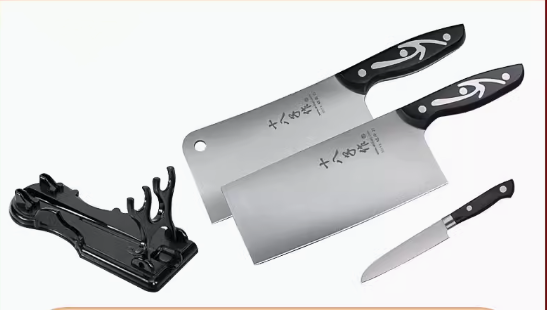Hot recommended stainless steel knife combination set (whirlwind four-piece set) (boning knife, slicing knife, fruit knife, knife holder)