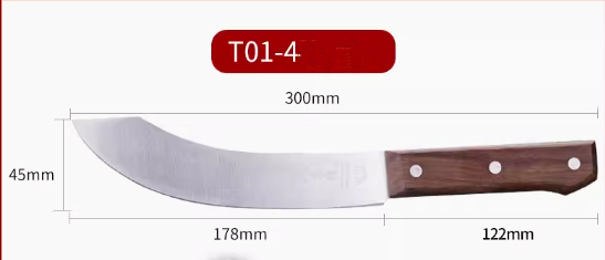 Hot push stainless steel peeling knife (T01-4) (Specification: 30*17.8*4.5CM)