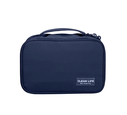 Hot selling toiletry bag waterproof portable cosmetic bag (navy blue)