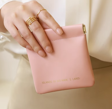 Hot Selling Mini Small Portable Cosmetic Bag (Sakura Pink)