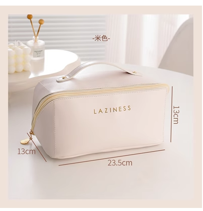 Hot Selling Cosmetic Waterproof Toiletries Bag (Beige)