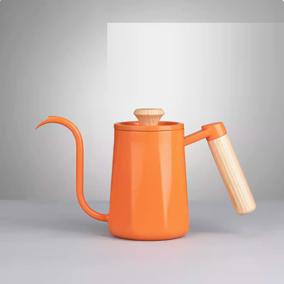 Hot selling ml hand-brewed coffee pot (Y8 hand-brewed coffee pot (orange 550ml))