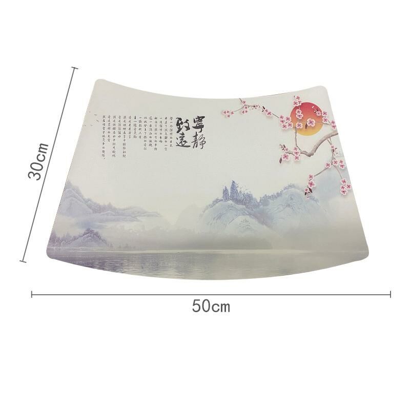 熱賣PU防水餐墊隔熱餐盤墊(扇形梅花)