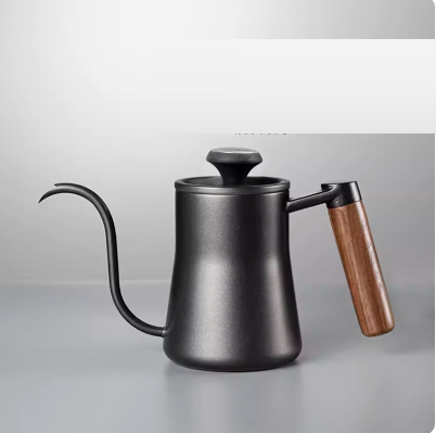Hot selling hand-brewed coffee pot (Y4 hand-brewed coffee pot (black 550ml) + thermometer)