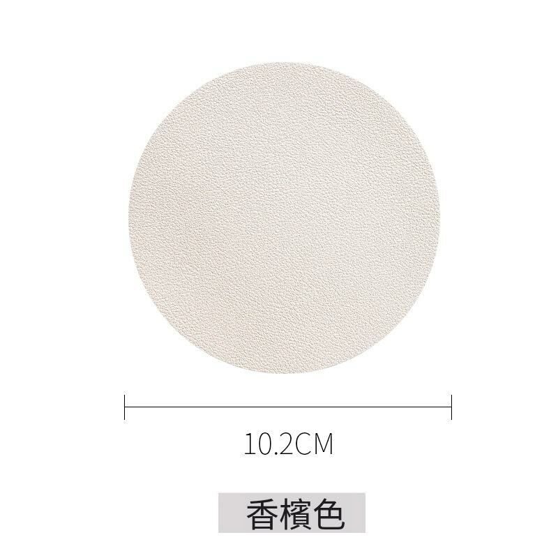 Hot Selling PU Waterproof Placemat Insulated Mat (Champagne Color)
