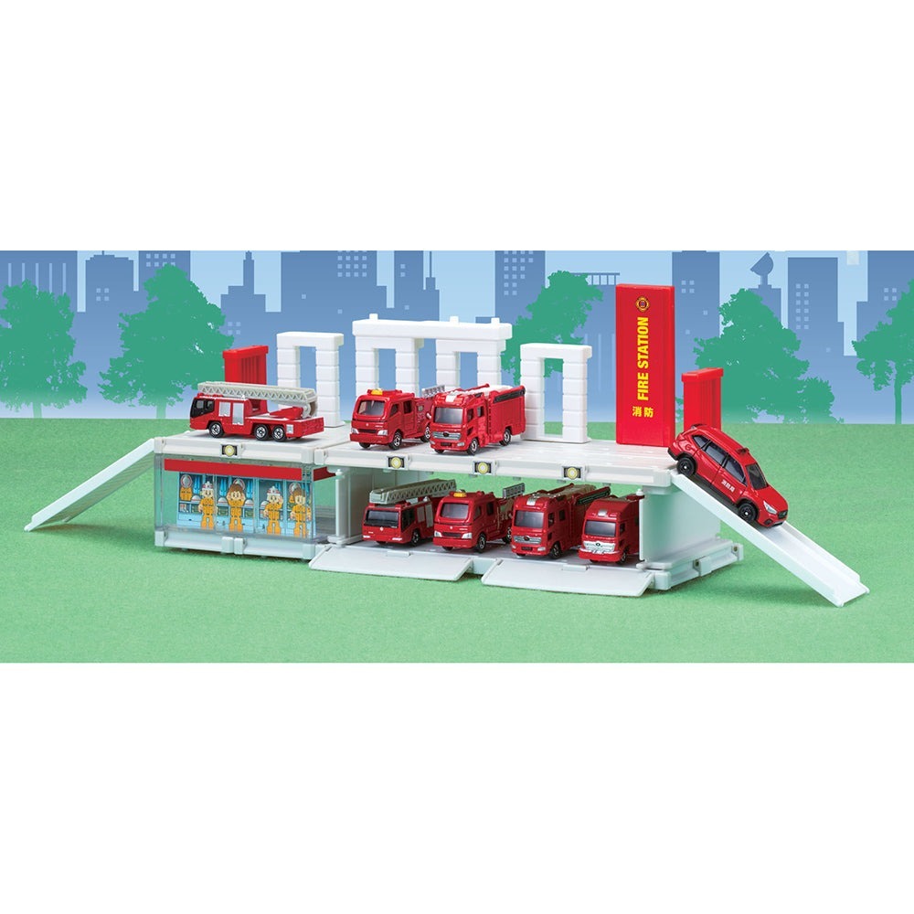 Takara Tomy Tomica World Tomica Fire Fighter Station 消防局