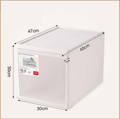 Popular wardrobe drawer storage box [width 30cm*height 30cm] [total depth 48cm]