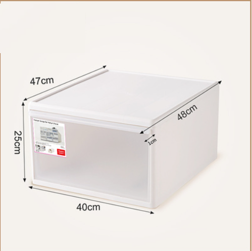 Popular wardrobe drawer storage box [width 40cm*height 25cm] [total depth 48cm]