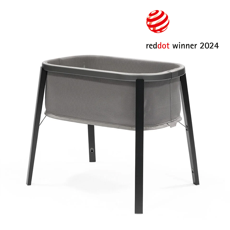 Stokke - Snoozi™ 嬰兒睡籃床 石墨灰(包含床褥)