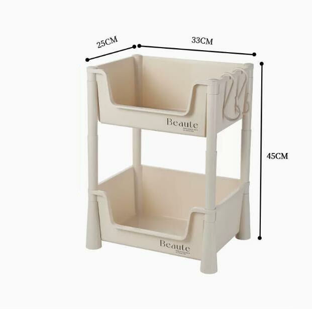 Popular model (second floor - without wheels) bookshelf storage rack #
