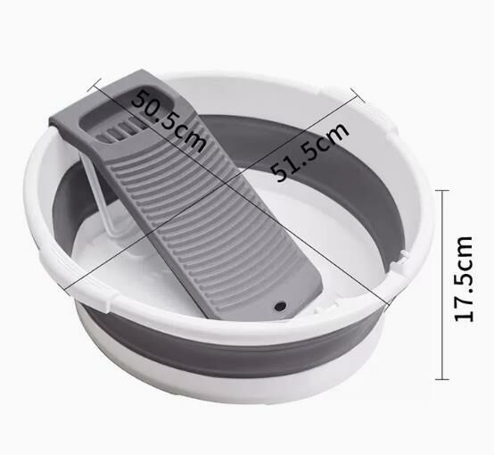 Hot style (off-white-extra large) folding laundry tub