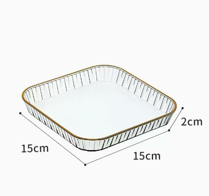 爆款（透明白【8個裝】 ）吐骨碟 垃圾盤 吐骨盤 