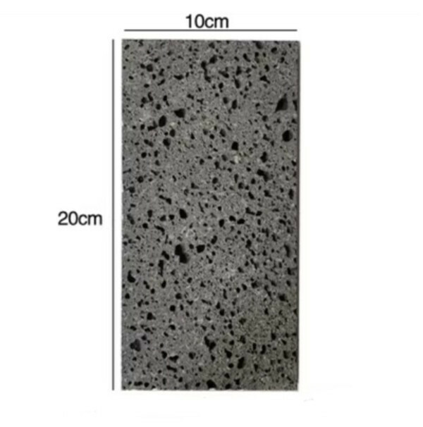 Hotly recommended creative volcanic stone dessert plate (20-10cm gray dish)
