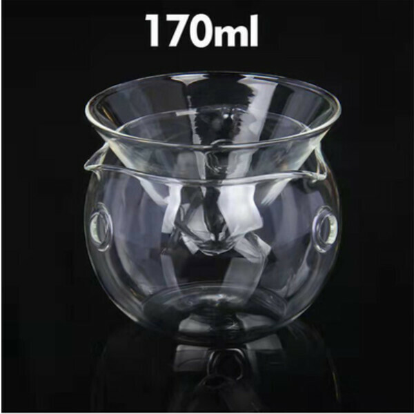熱推乾冰煙霧意境菜鬥形玻璃甜品碗（三孔-小）