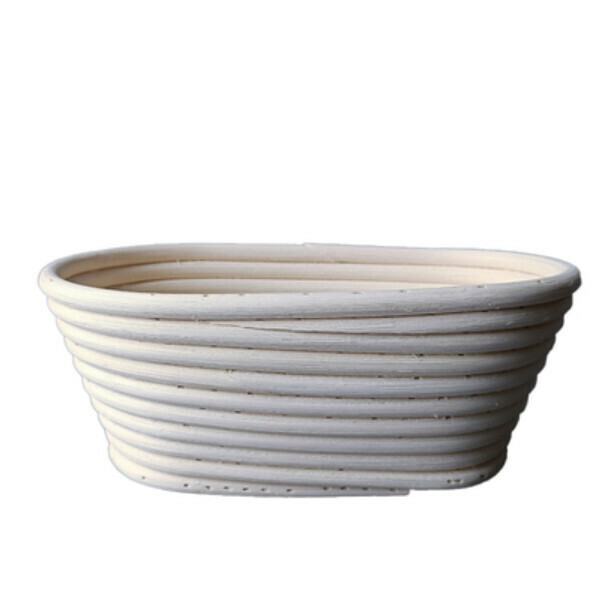 熱推創意手工籐編法式麵包籃（橢圓形25cm寬15cm高8cm）