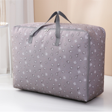 Hot push storage bag (gray square) (thick small size: 50*35*22cm)