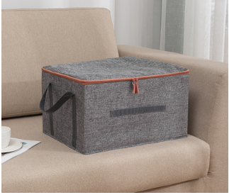 Hot push storage box (grey) (large size 44*35*25CM)