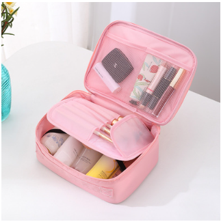 Hotly recommended cosmetics storage bag (Type A--new upgrade--pink)
