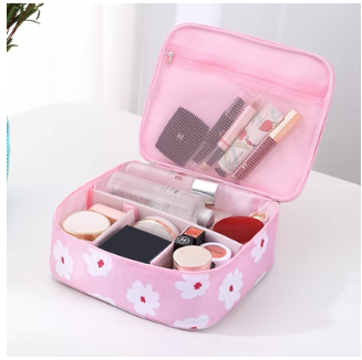 Hotly recommended cosmetics storage bag (type B--new upgrade--flower powder)